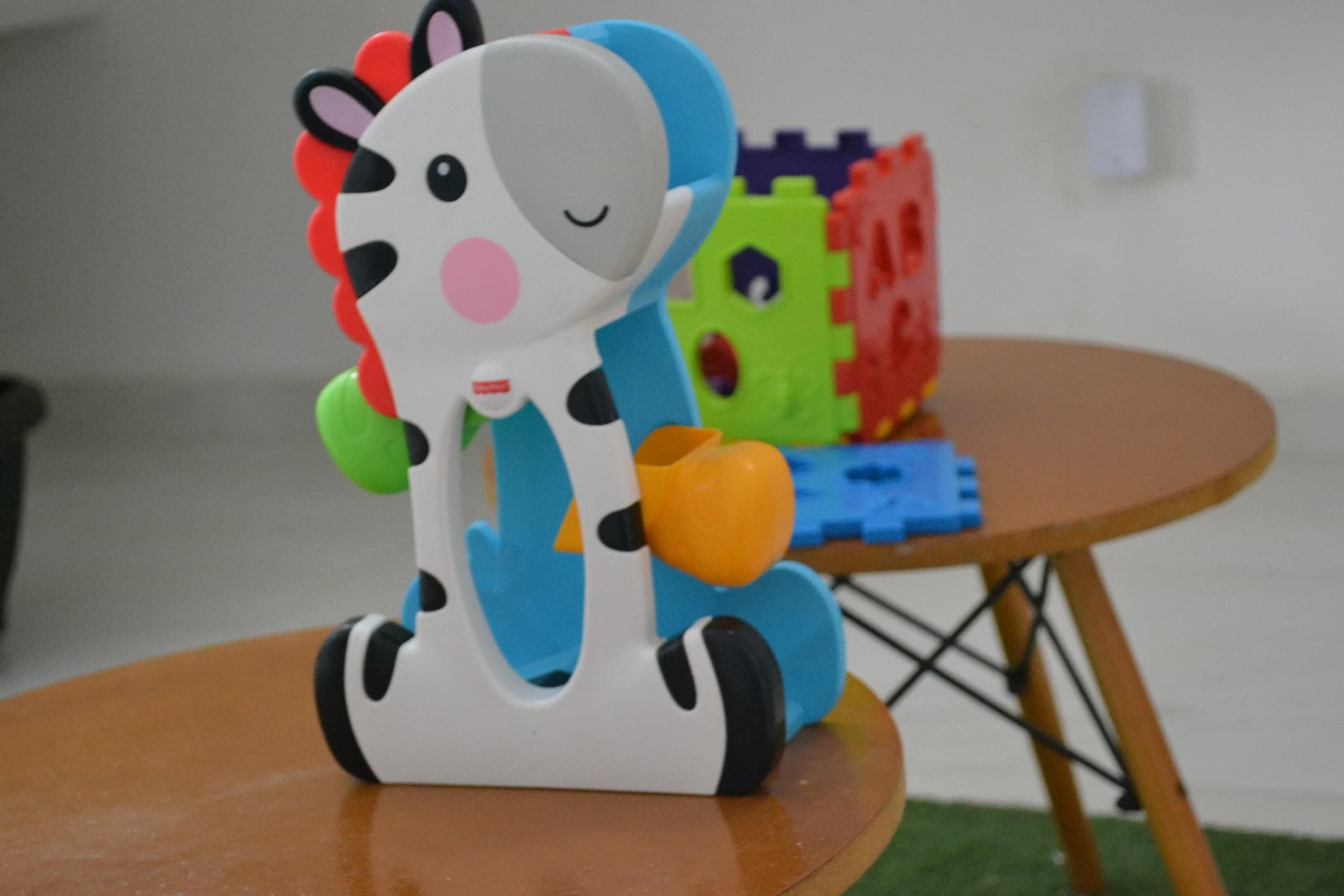 Brinquedos utilizados nas atividades da clínica